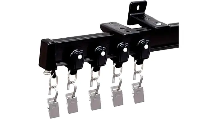 curtain track banner